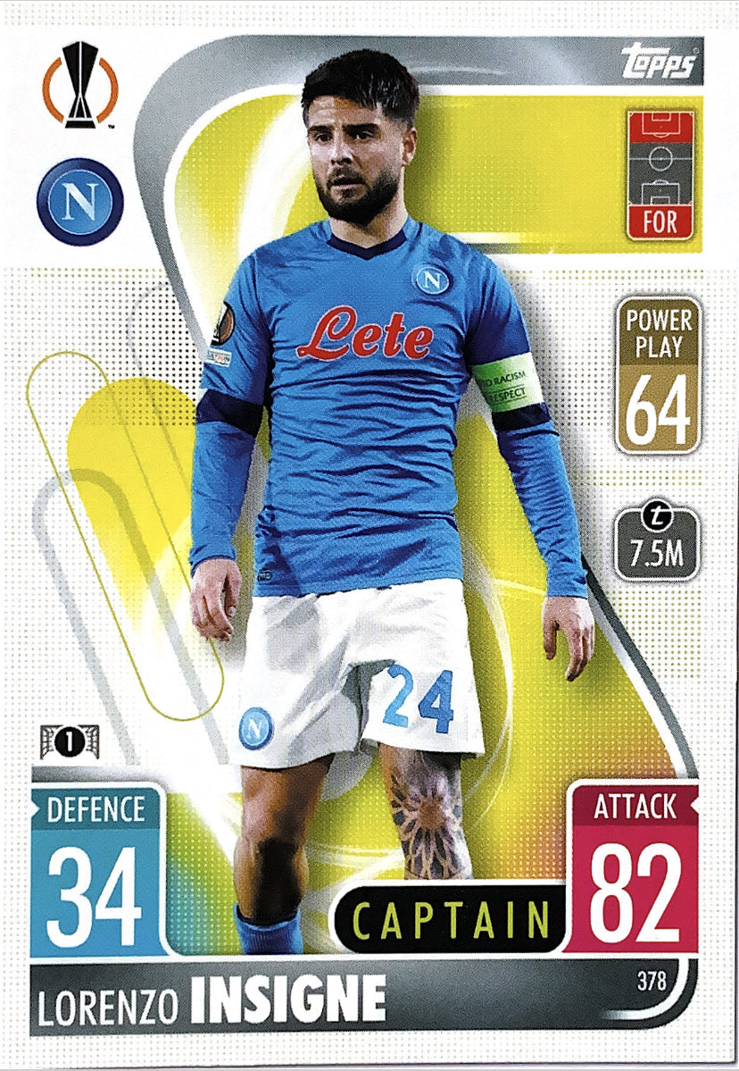 Topps Match Attax 2021/22 - 378 - Lorenzo Insigne