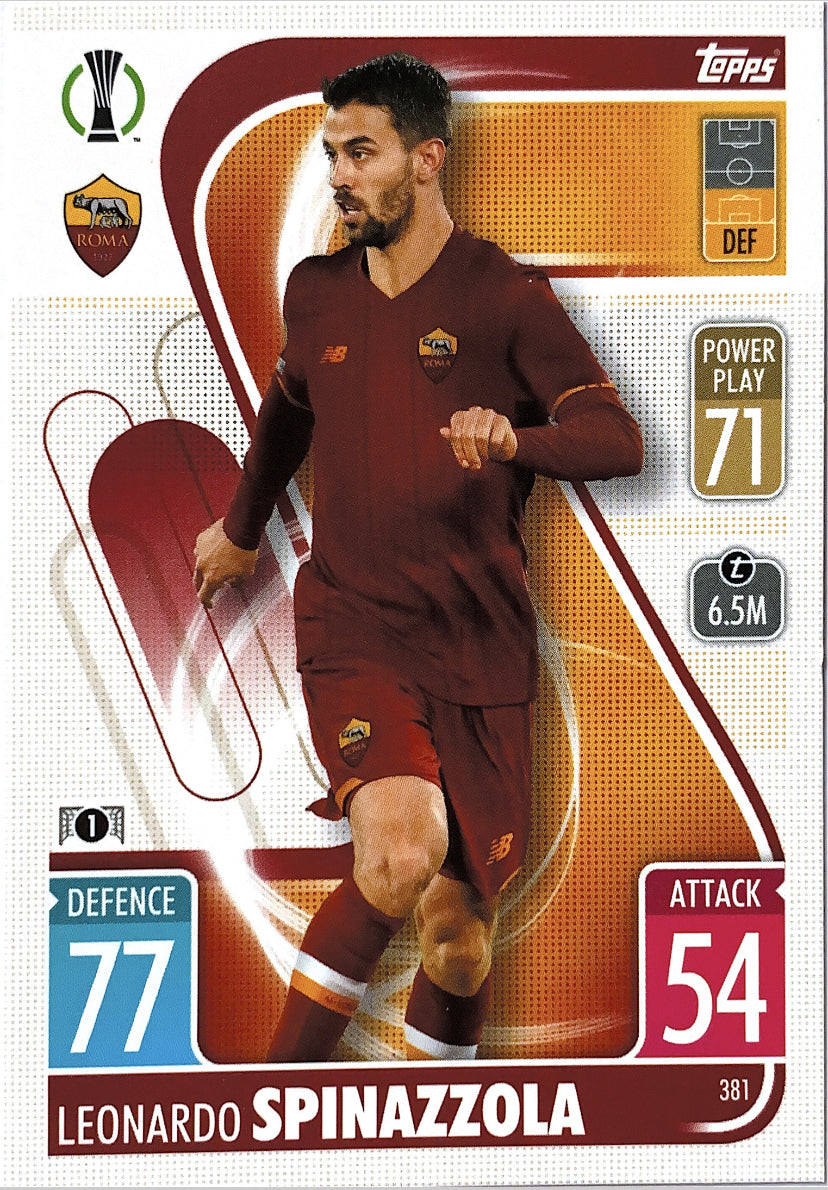 Topps Match Attax 2021/22 - 381 - Leonardo Spinazzola