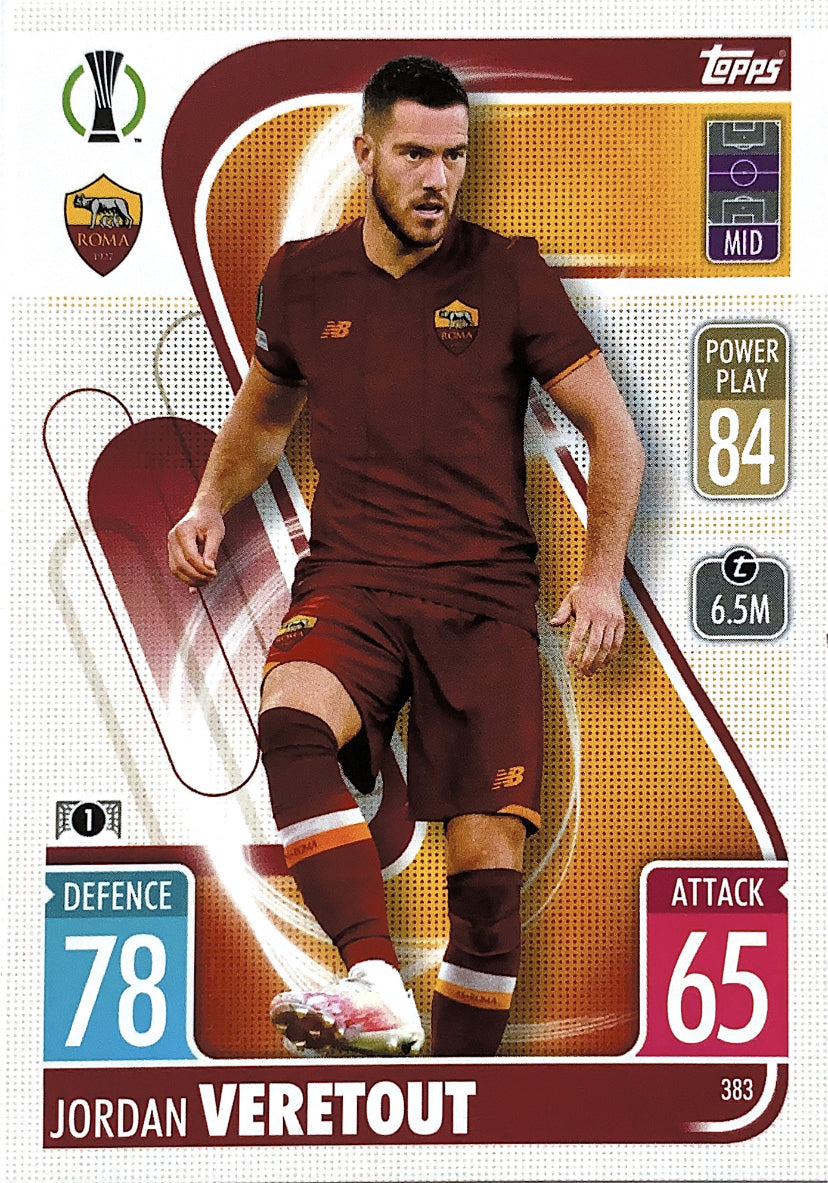Topps Match Attax 2021/22 - 383 - Jordan Veretout