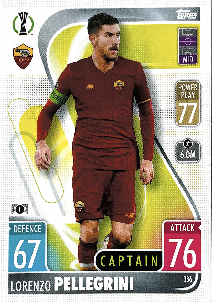 Topps Match Attax 2021/22 - 386 - Lorenzo Pellegrini