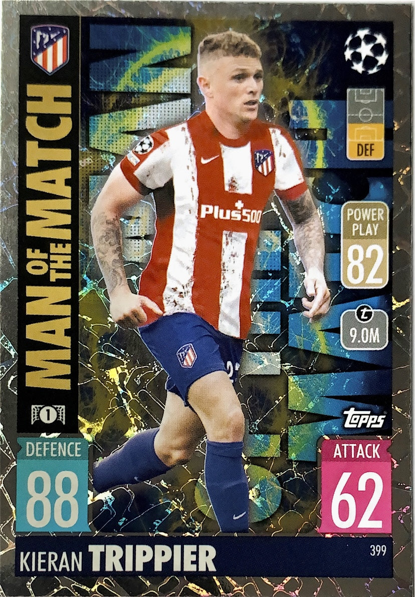 Topps Match Attax 2021/22 - 399 - Kieran Trippier - Man Of The Match
