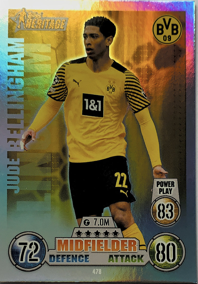Topps Match Attax 2021/22 - 478 - Jude Bellingham - Heritage