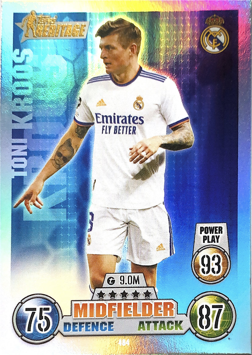 Topps Match Attax 2021/22 - 484 - Toni Kroos - Heritage