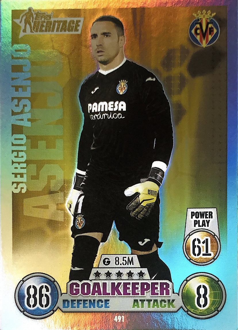Topps Match Attax 2021/22 - 491 - Sergio Asenjo - Heritage