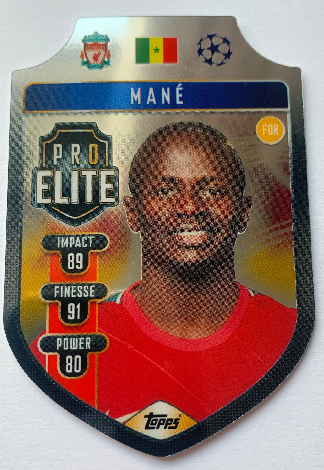 Topps Match Attax 2021/22 - SH6 - Sadio Manè - Chrome Pro Elite Shield