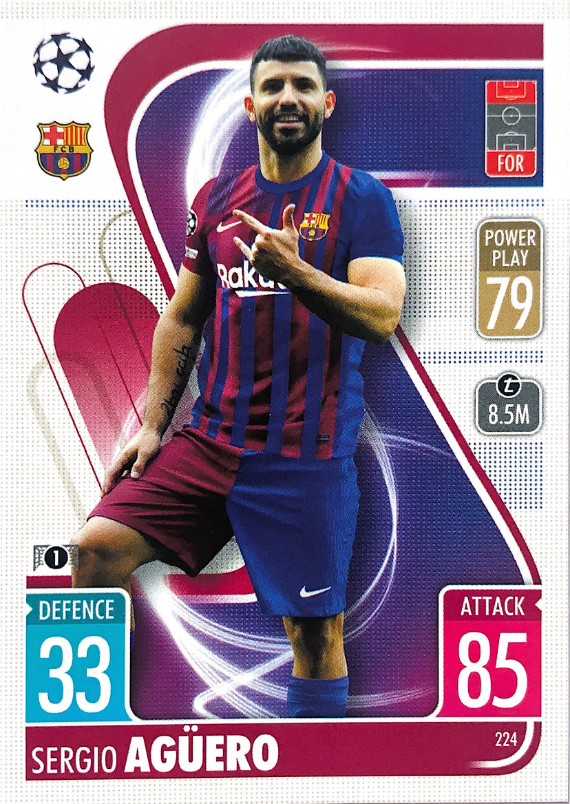 Topps Match Attax 2021/22 - 224 - Sergio Agüero