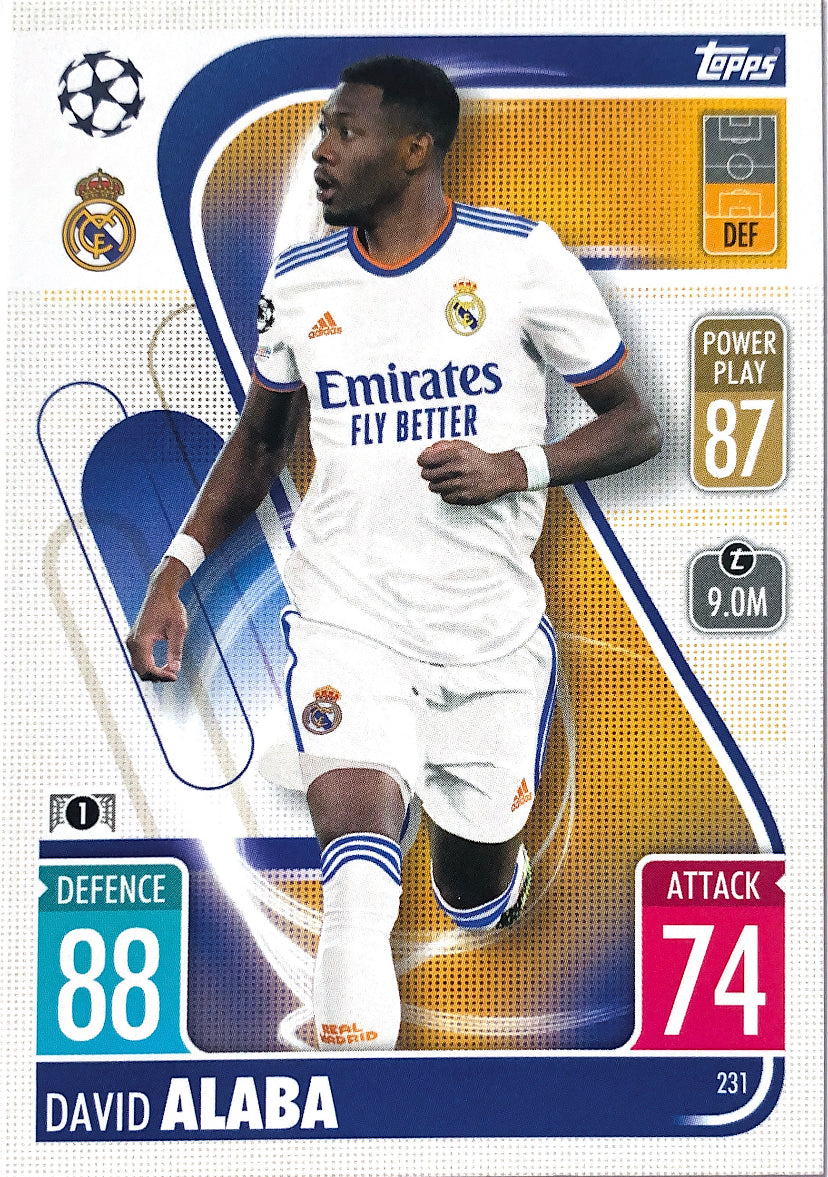 Topps Match Attax 2021/22 - 231 - David Alaba