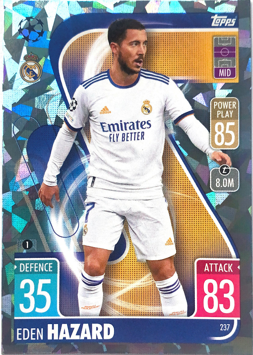 Topps Match Attax 2021/22 - 237 - Eden Hazard - Crystal Parallel