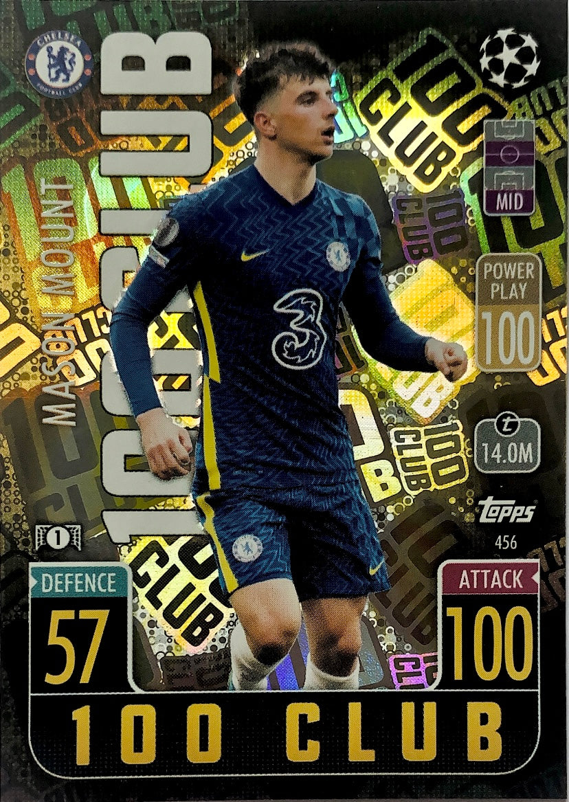 Topps Match Attax 2021/22 - 456 - Mason Mount - 100 Club