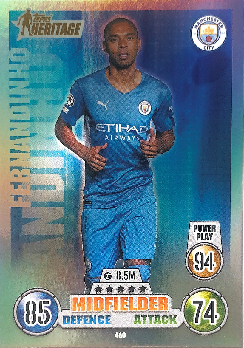 Topps Match Attax 2021/22 - 460 - Fernandinho - Heritage