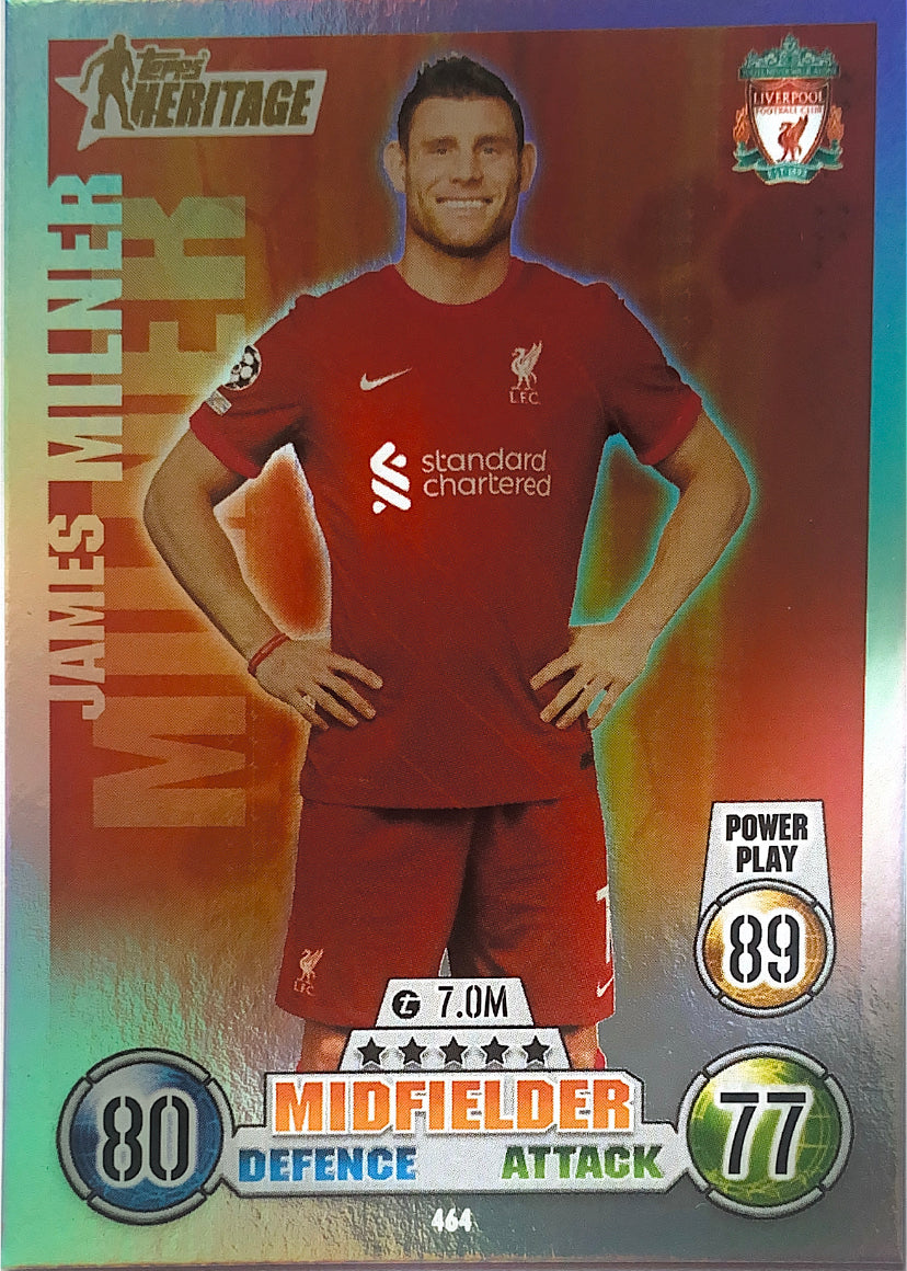 Topps Match Attax 2021/22 - 464 - James Milner - Heritage