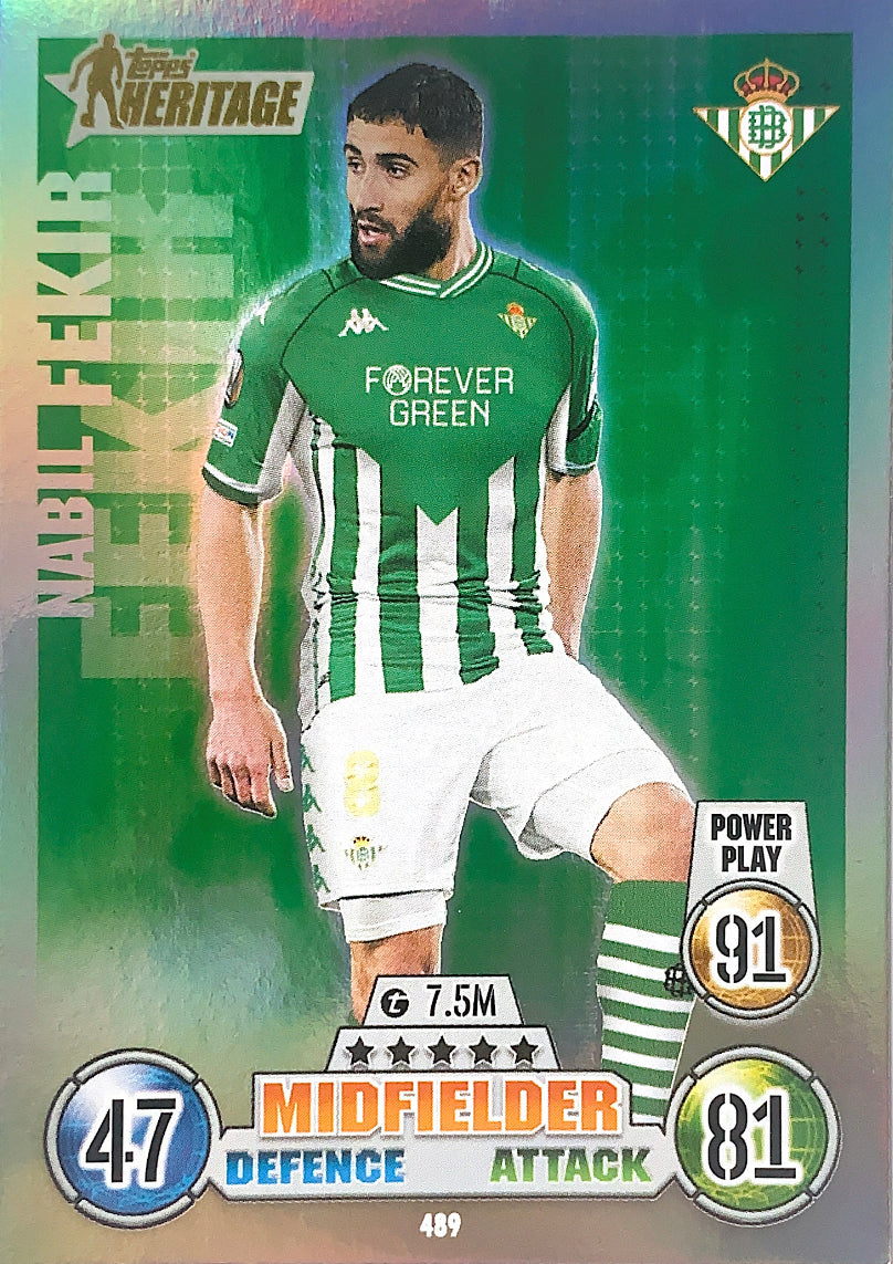Topps Match Attax 2021/22 - 489 - Nabil Fekir - Heritage