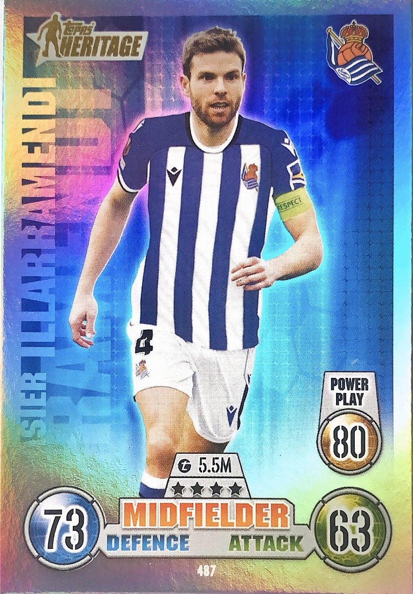 Topps Match Attax 2021/22 - 487 - Asier Illarramendi - Heritage