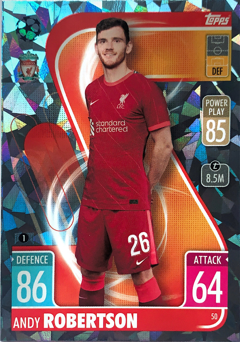 Topps Match Attax 2021/22 - 050 - Andy Robertson - Crystall Parallel
