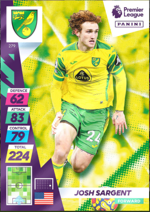 Panini Adrenalyn XL Plus 2021/22 - 279 - Josh Sargent