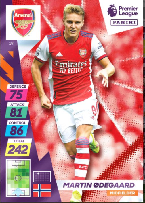 Panini Adrenalyn XL Plus 2021/22 - 019 - Martin Ødegaard