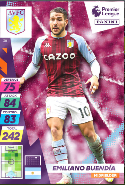 Panini Adrenalyn XL Plus 2021/22 - 038 - Emiliano Buendía