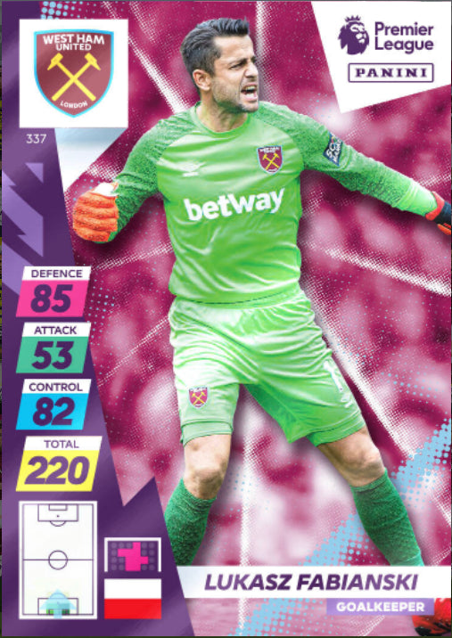 Panini Adrenalyn XL Plus 2021/22 - 337 - Lukasz Fabiamski