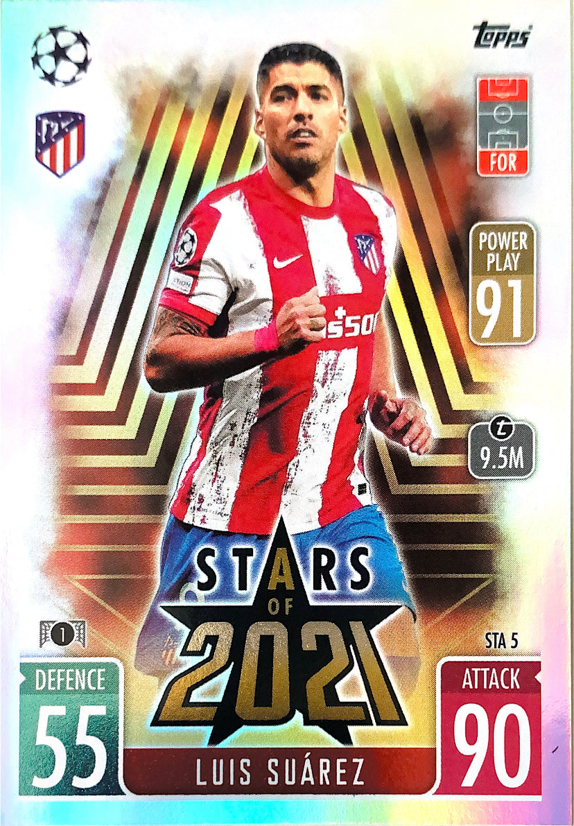 Topps Match Attax Extra 2021/22 - STA 5 - Luis Suárez - Stars of 2021