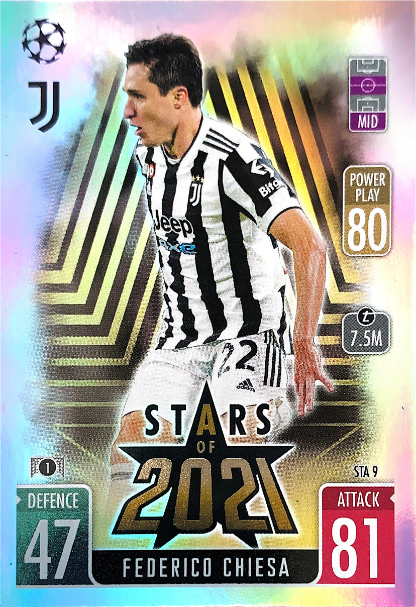 Topps Match Attax Extra 2021/22 - STA 9 - Federico Chiesa - Stars of 2021