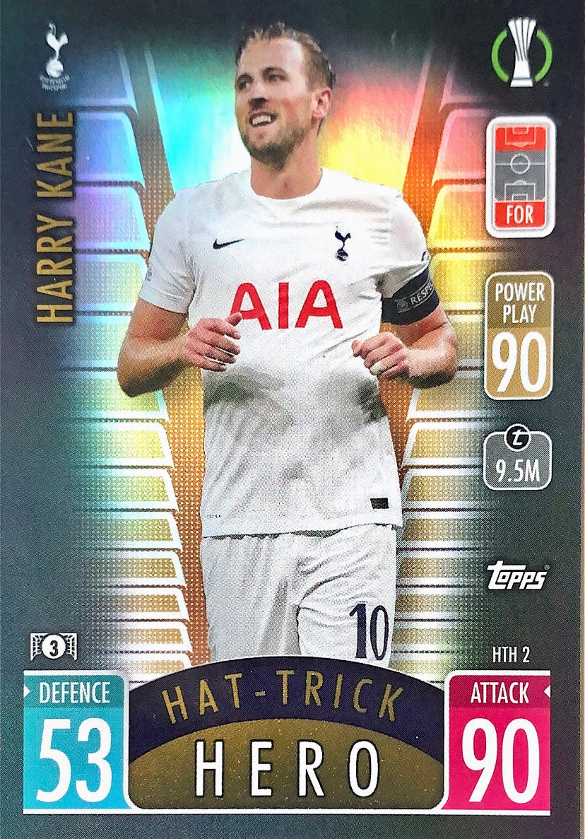 Topps Match Attax Extra 2021/22 - HTH 002 - Harry Kane - Hat-Trick Hero