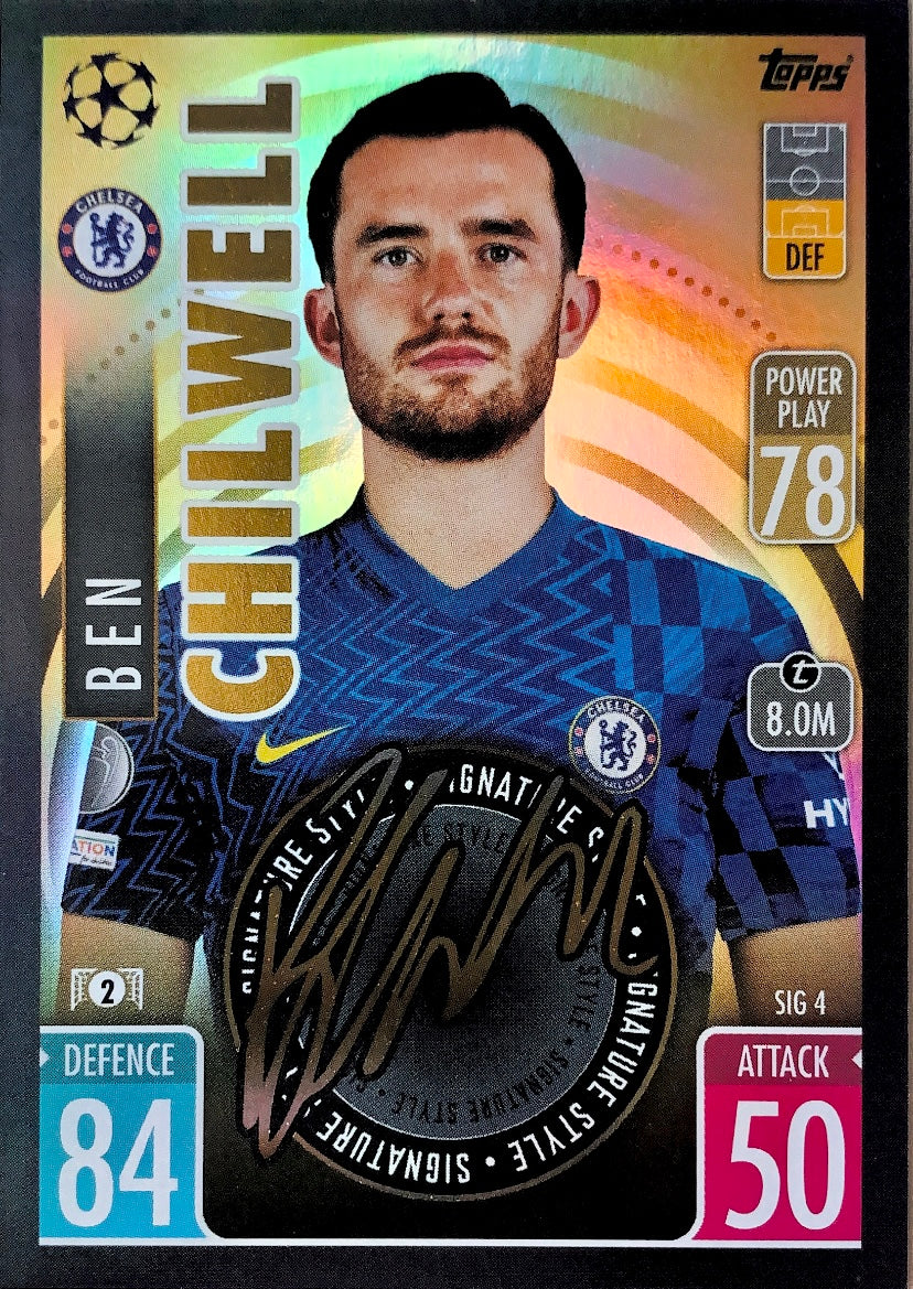 Topps Match Attax Extra 2021/22 - SIG 004 - Ben Chilwell - Signature Style
