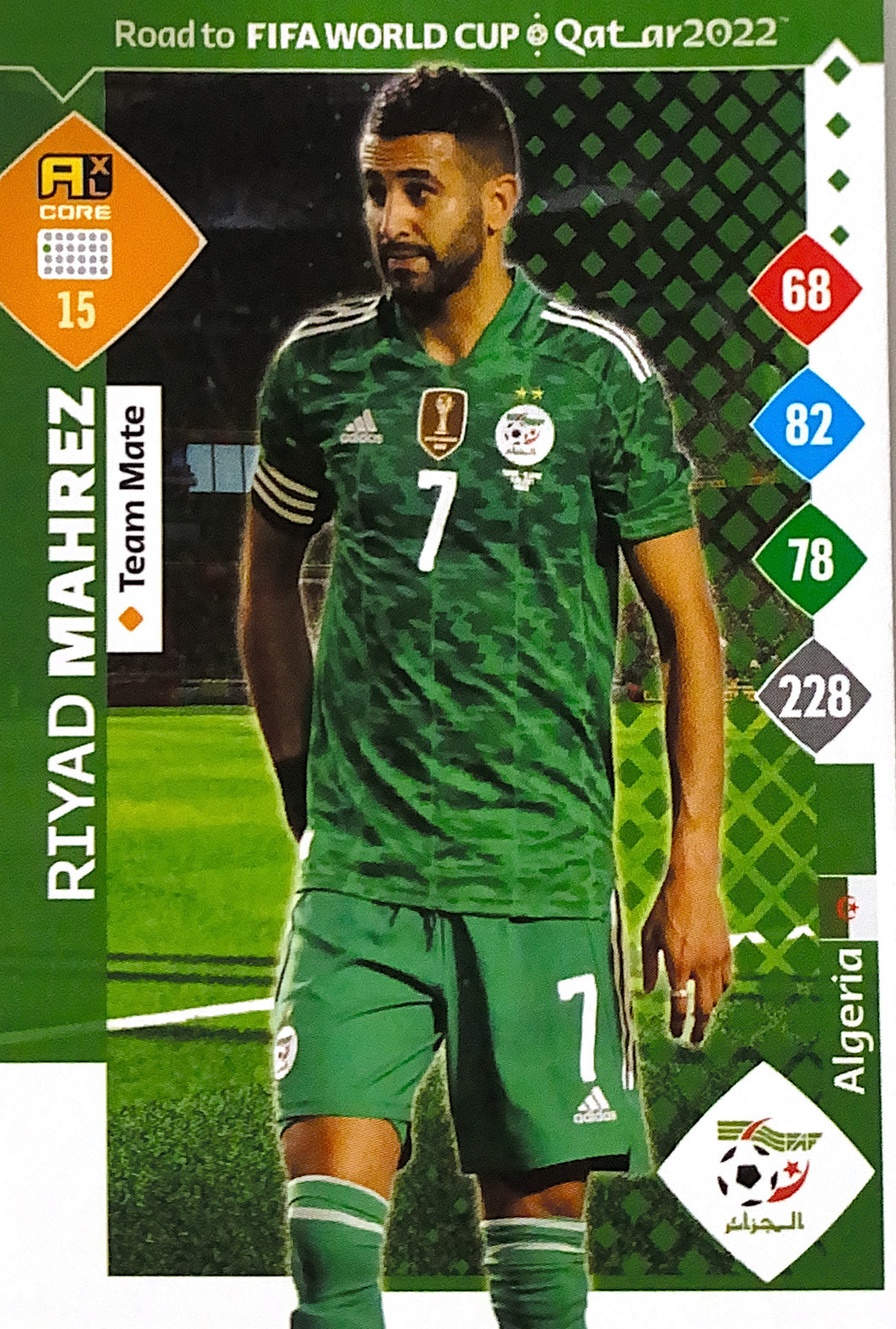 Panini Adrenalyn XL Road To Qatar 2022 - 015 - Riyad Mahrez - Team Mate