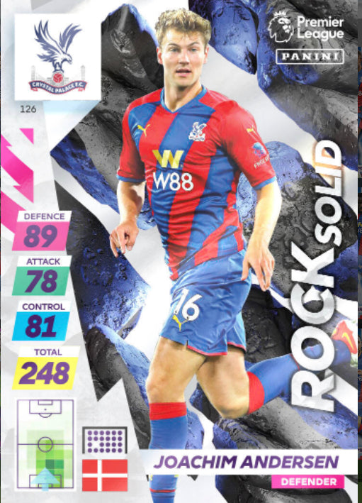 Panini Adrenalyn XL Plus 2021/22 - 126 - Joachim Andersen - Rock Solid
