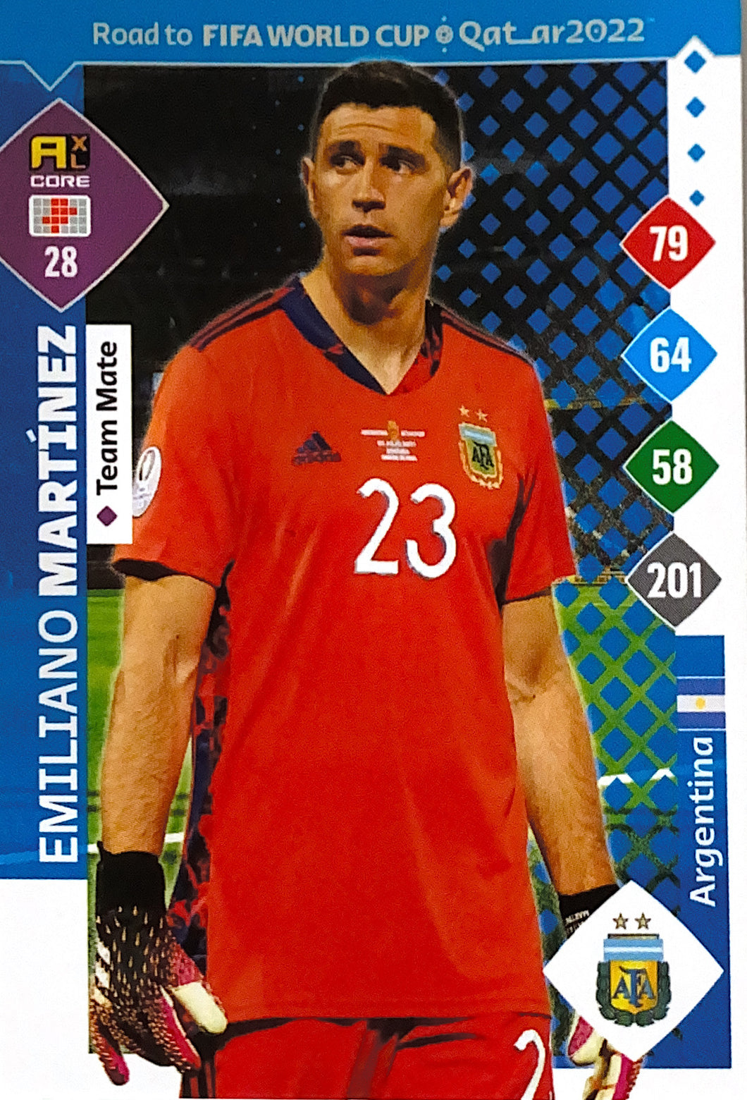 Panini Adrenalyn XL Road To Qatar 2022 - 028 - Emiliano Martinez - Team Mate