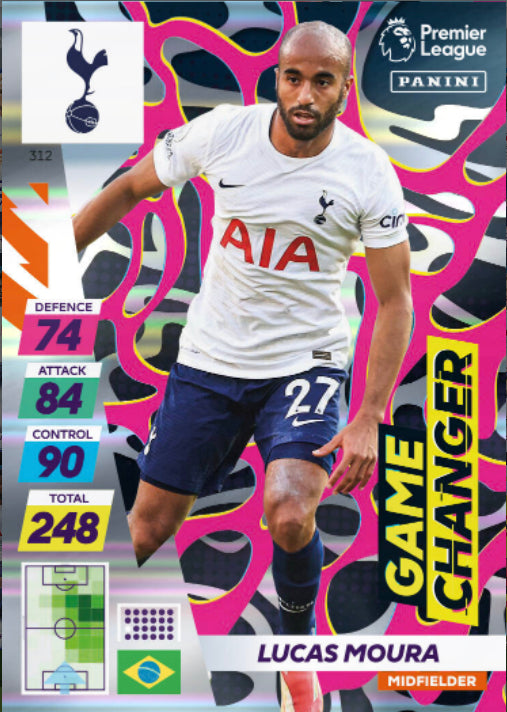 Panini Adrenalyn XL Plus 2021/22 - 312 - Lucas Moura - Game Changer