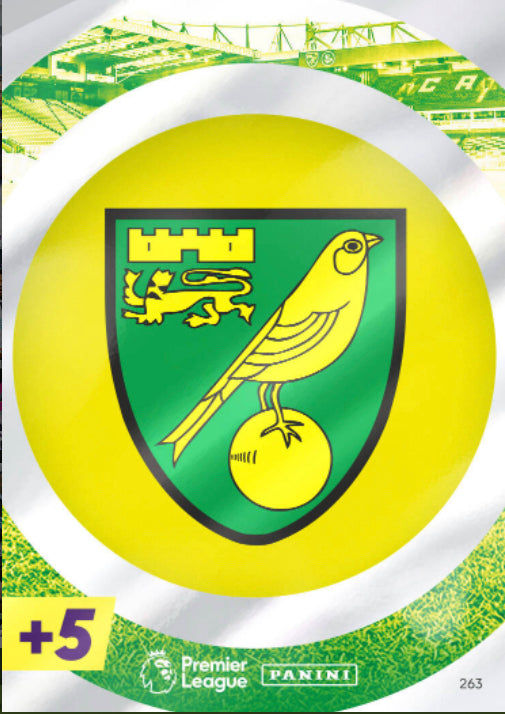 Panini Adrenalyn XL Plus 2021/22 - 263 - Norwich City Club Badge