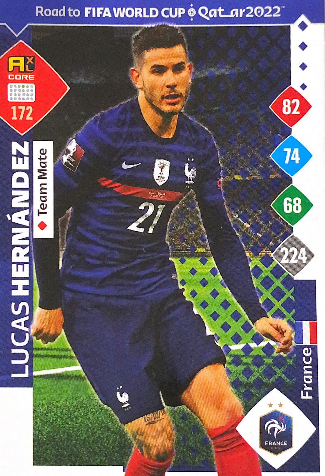 Panini Adrenalyn XL Road To Qatar 2022 - 172 - Lucas Hernandez - Team Mate