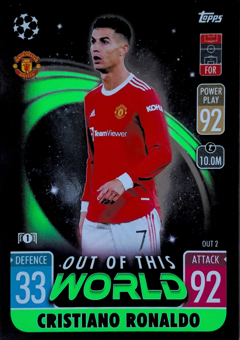 Topps Match Attax Extra 2021/22 - OUT 002 - Cristiano Ronaldo - Out of This World