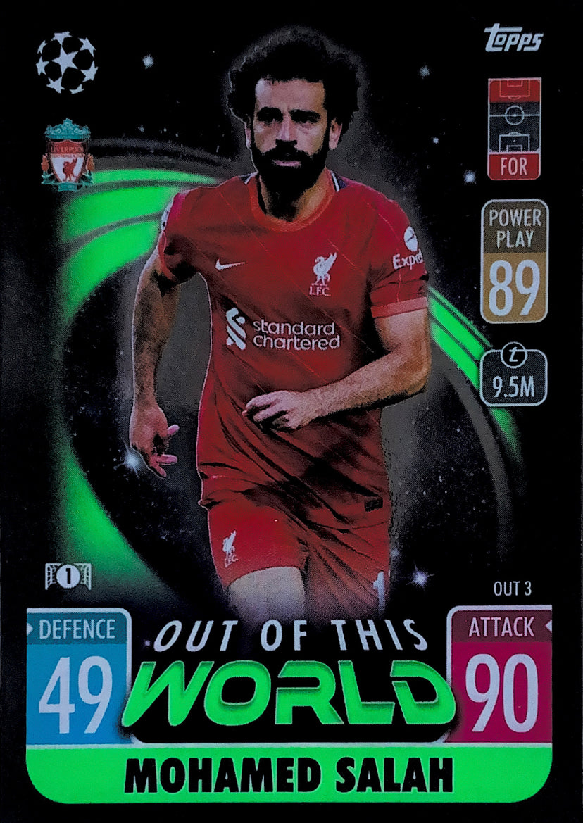 Topps Match Attax Extra 2021/22 - OUT 003 - Mohamed Salah - Out of This World