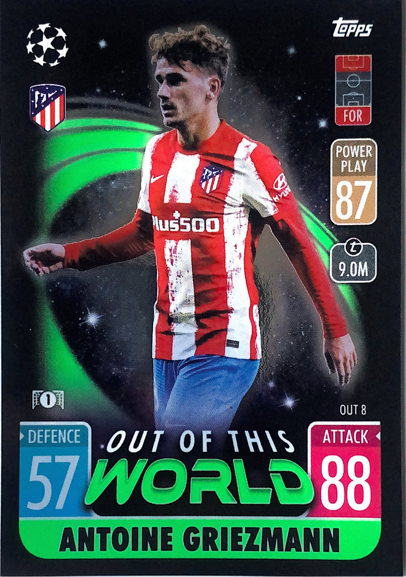 Topps Match Attax Extra 2021/22 - OUT 008 - Antoine Griezmann - Out of This World
