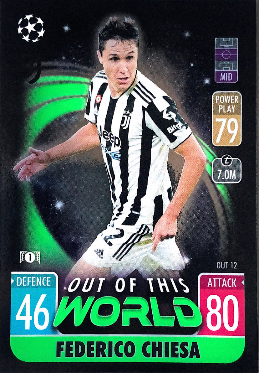 Topps Match Attax Extra 2021/22 - OUT 012 - Federico Chiesa - Out of This World