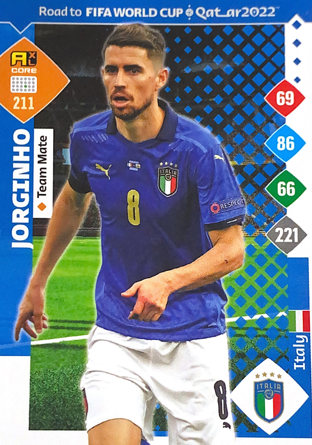 Panini Adrenalyn XL Road To Qatar 2022 - 211 - Jorginho - Team Mate