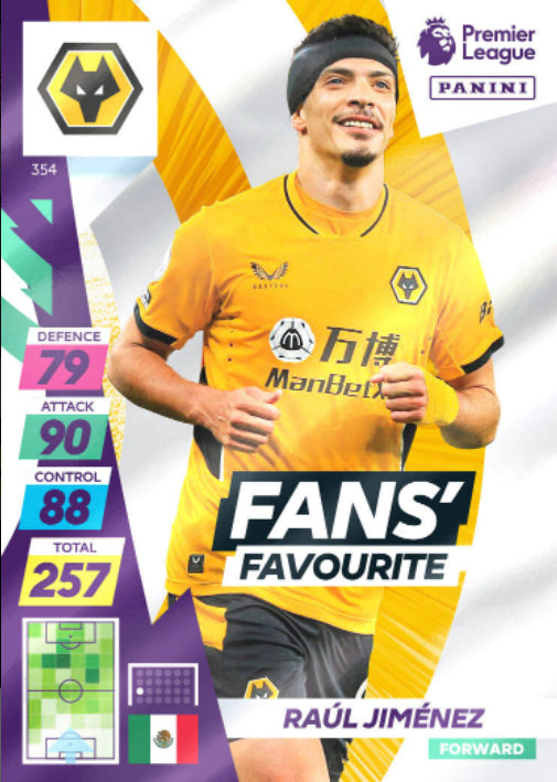Panini Adrenalyn XL Plus 2021/22 - 354 - Raúl Jiménez - Fans Favourite