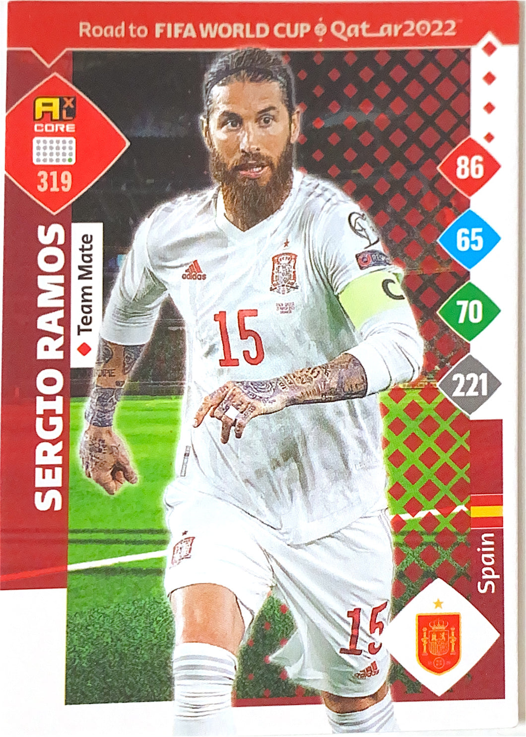 Panini Adrenalyn XL Road To Qatar 2022 - 319 - Sergio Ramos - Team Mate