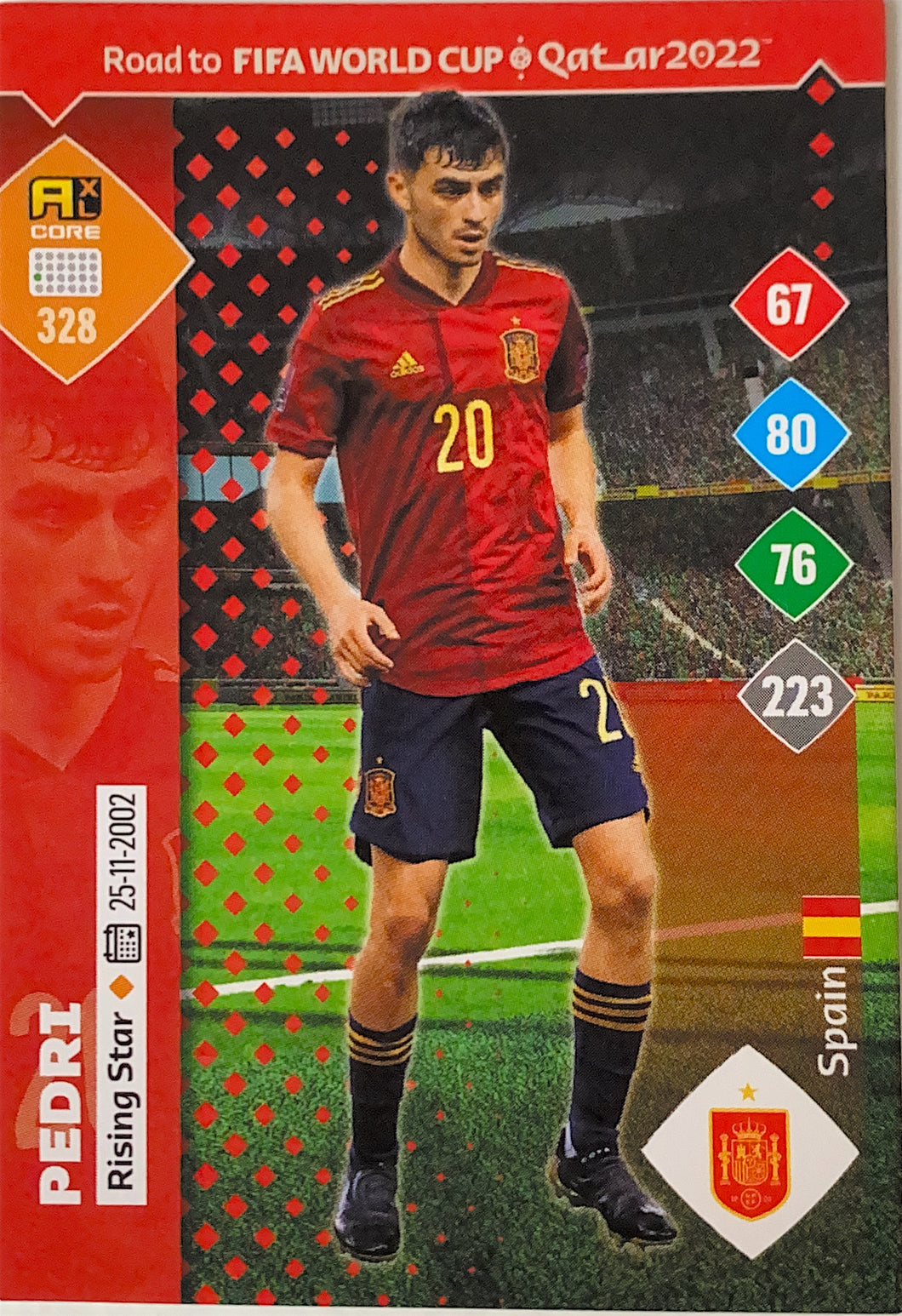 Panini Adrenalyn XL Road To Qatar 2022 - 328 - Pedri - Fans