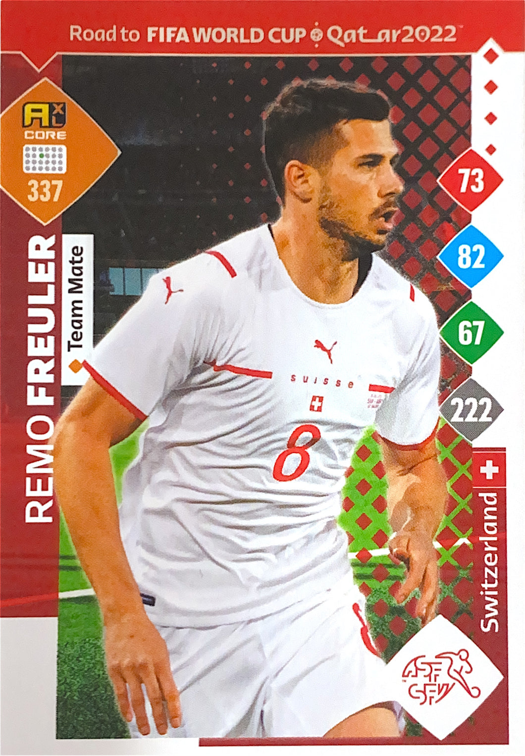 Panini Adrenalyn XL Road To Qatar 2022 - 337 - Remo Freuler - Team Mate