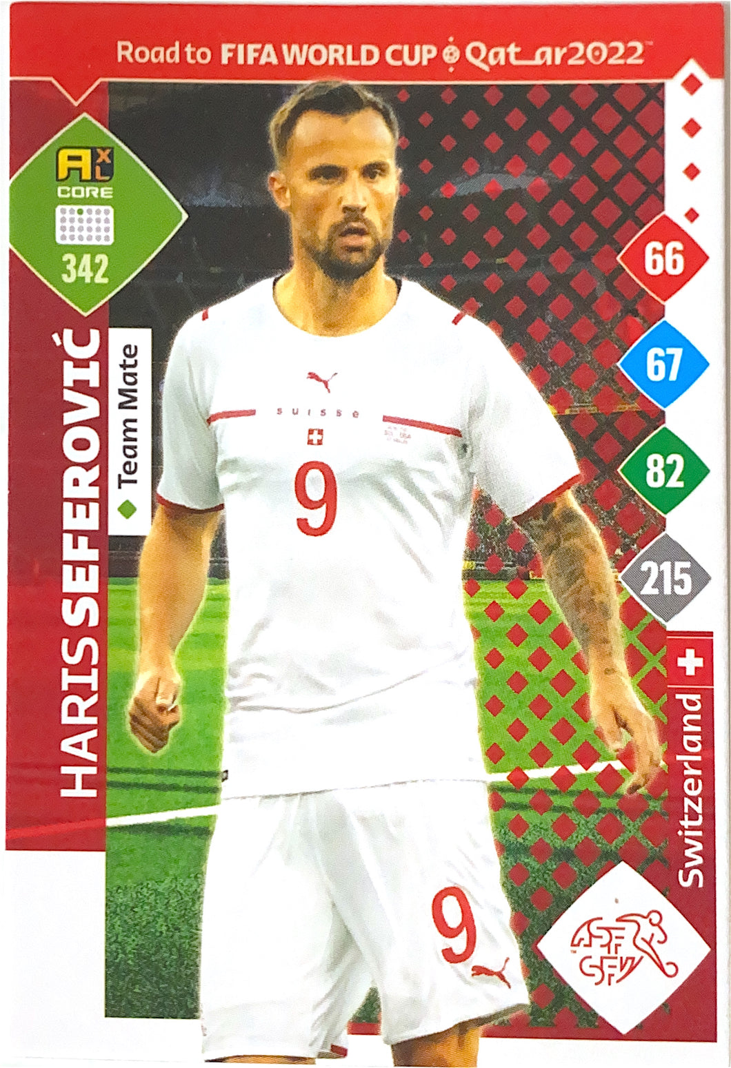 Panini Adrenalyn XL Road To Qatar 2022 - 342 - Haris Seferovic - Team Mate