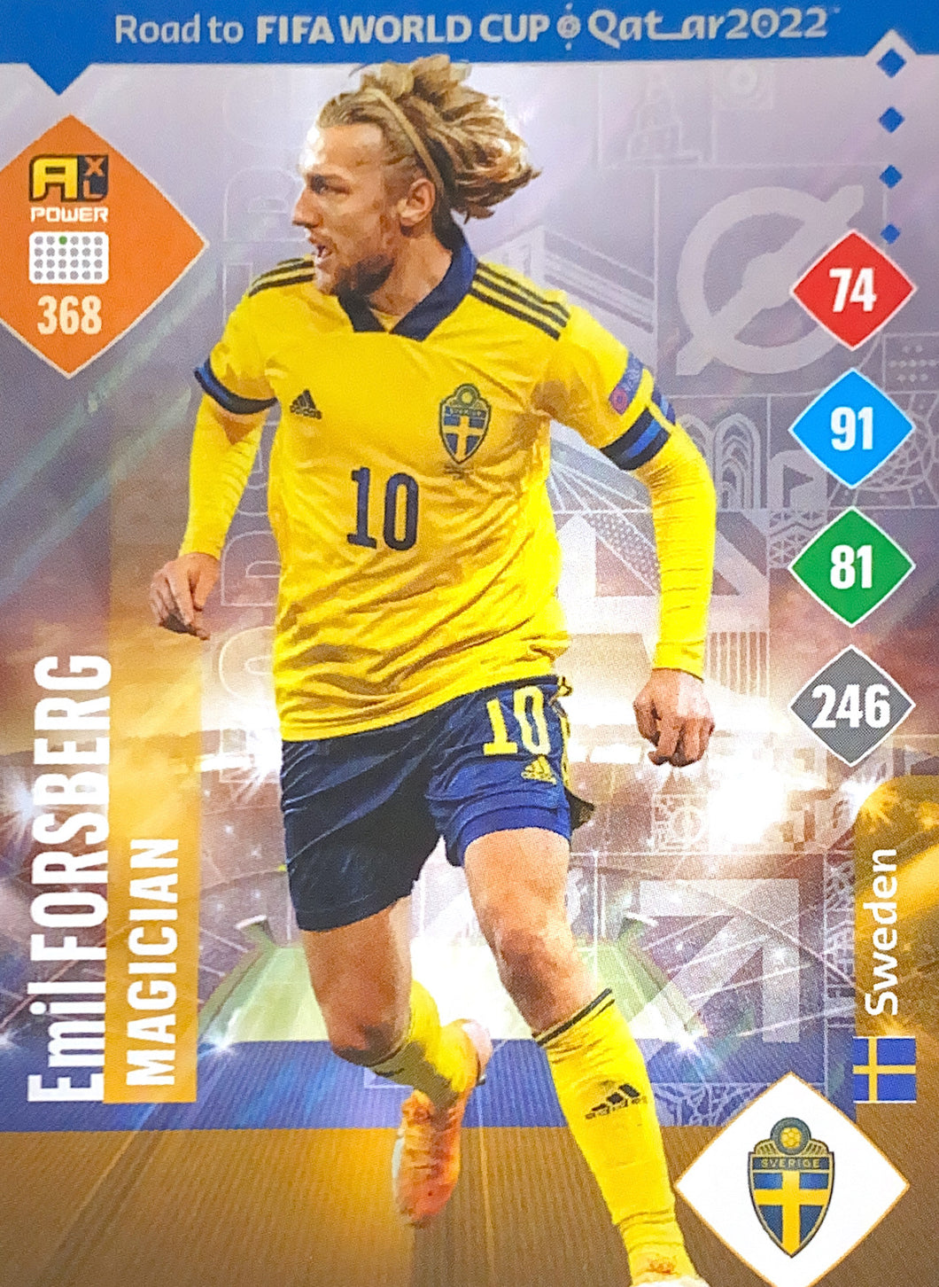 Panini Adrenalyn XL Road To Qatar 2022 - 368 - Emil Forsberg - Magician