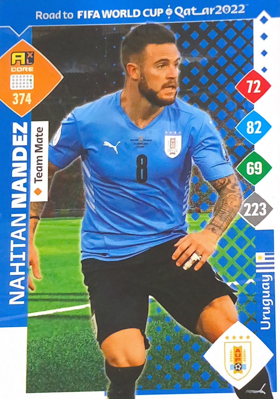 Panini Adrenalyn XL Road To Qatar 2022 - 374 - Nahitan Nandez - Team Mate