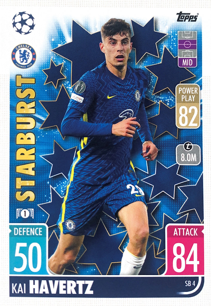 Topps Match Attax Extra 2021/22 - SB004 - Kai Havertz - Starburst