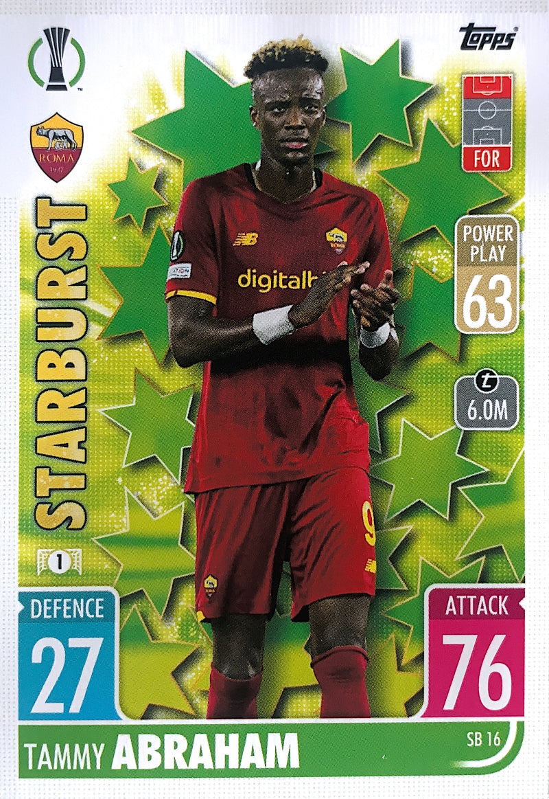 Topps Match Attax Extra 2021/22 - SB016 - Tammy Abraham - Starburst