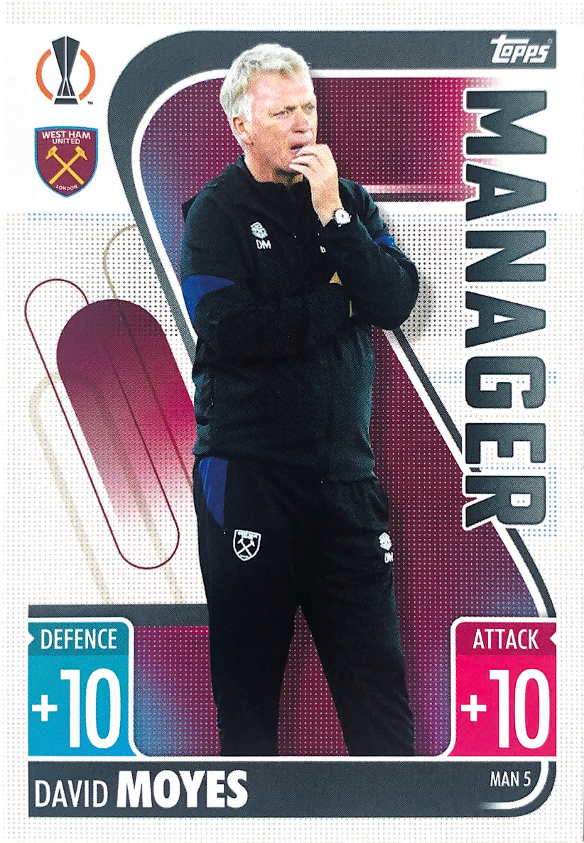 Topps Match Attax Extra 2021/22 - MAN 005 - David Moyes - Manager