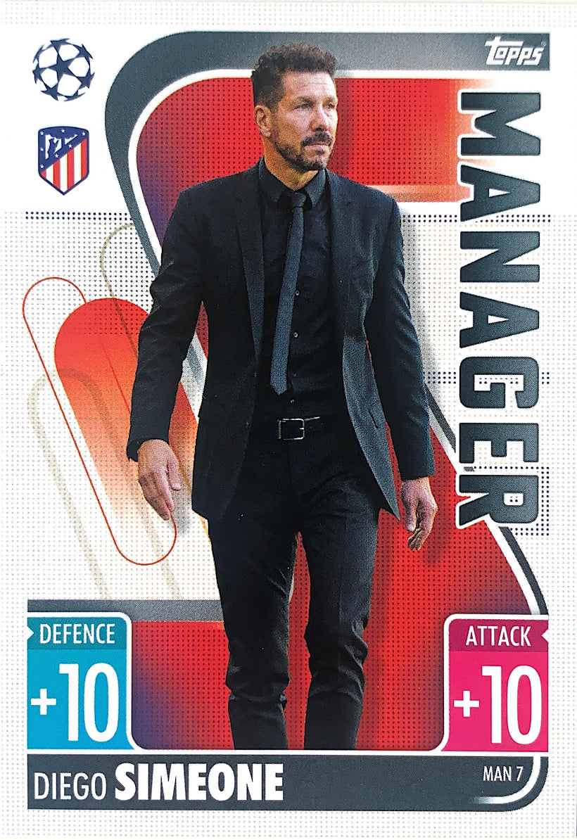 Topps Match Attax Extra 2021/22 - MAN 007 - Diego Simeone - Manager