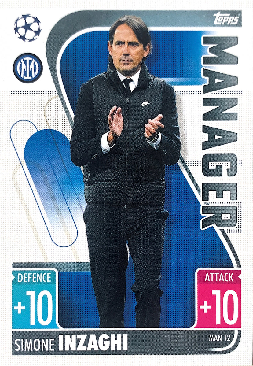 Topps Match Attax Extra 2021/22 - MAN 012 - Simone Inzaghi - Manager