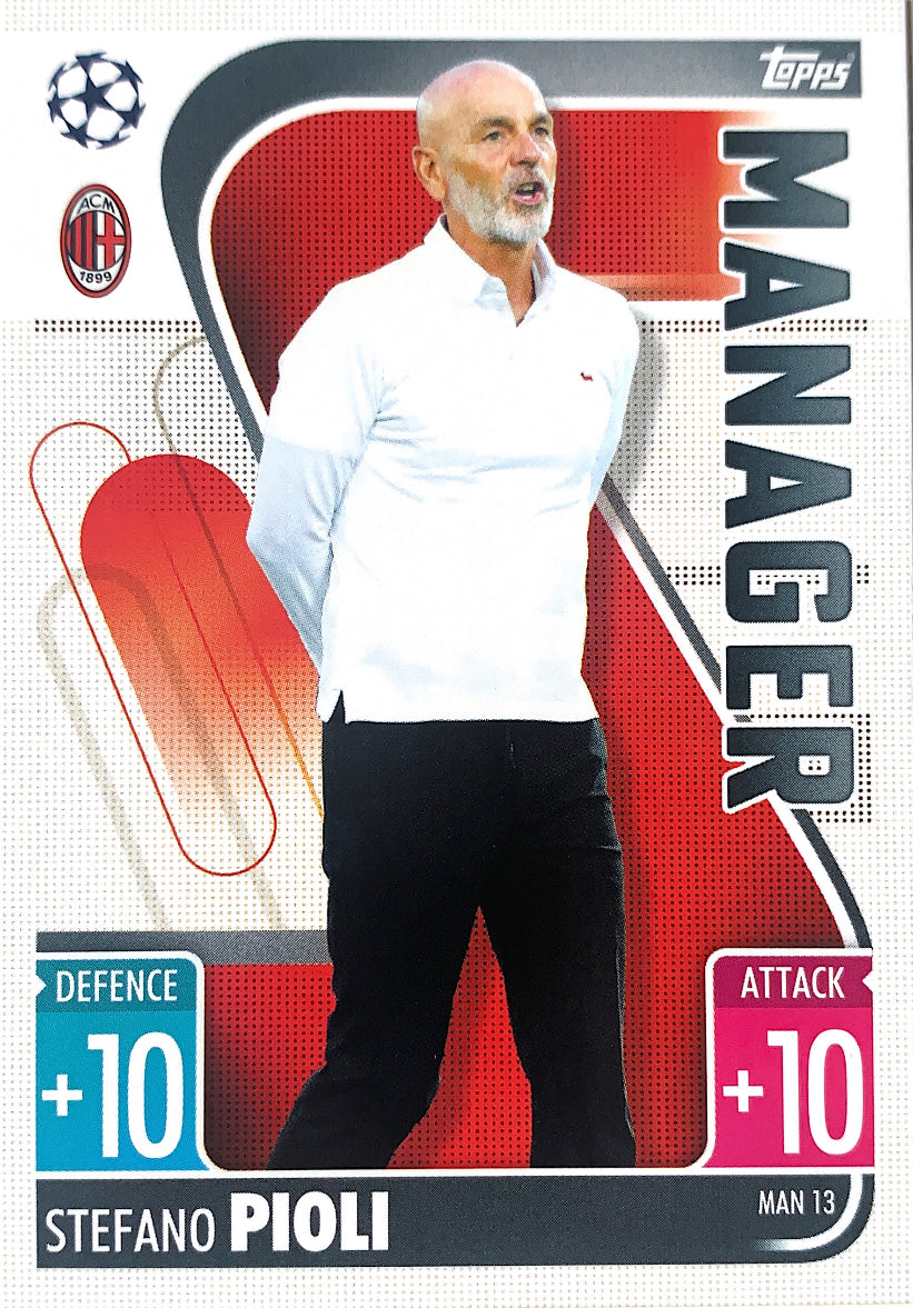 Topps Match Attax Extra 2021/22 - MAN 013 - Stefano Pioli - Manager